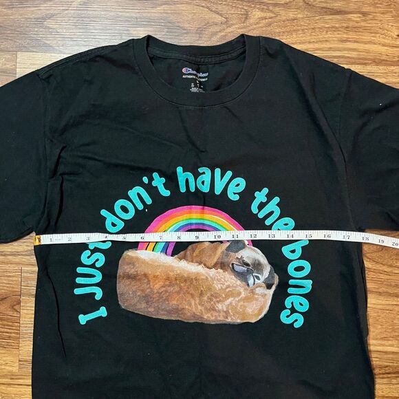 Champion Authentic Athleticwear I Just Dont Have The Bones T Shirt Mens M Cotton - Picture 6 of 9